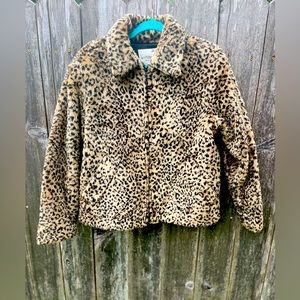 Warm Fuzzy Leopard Coat